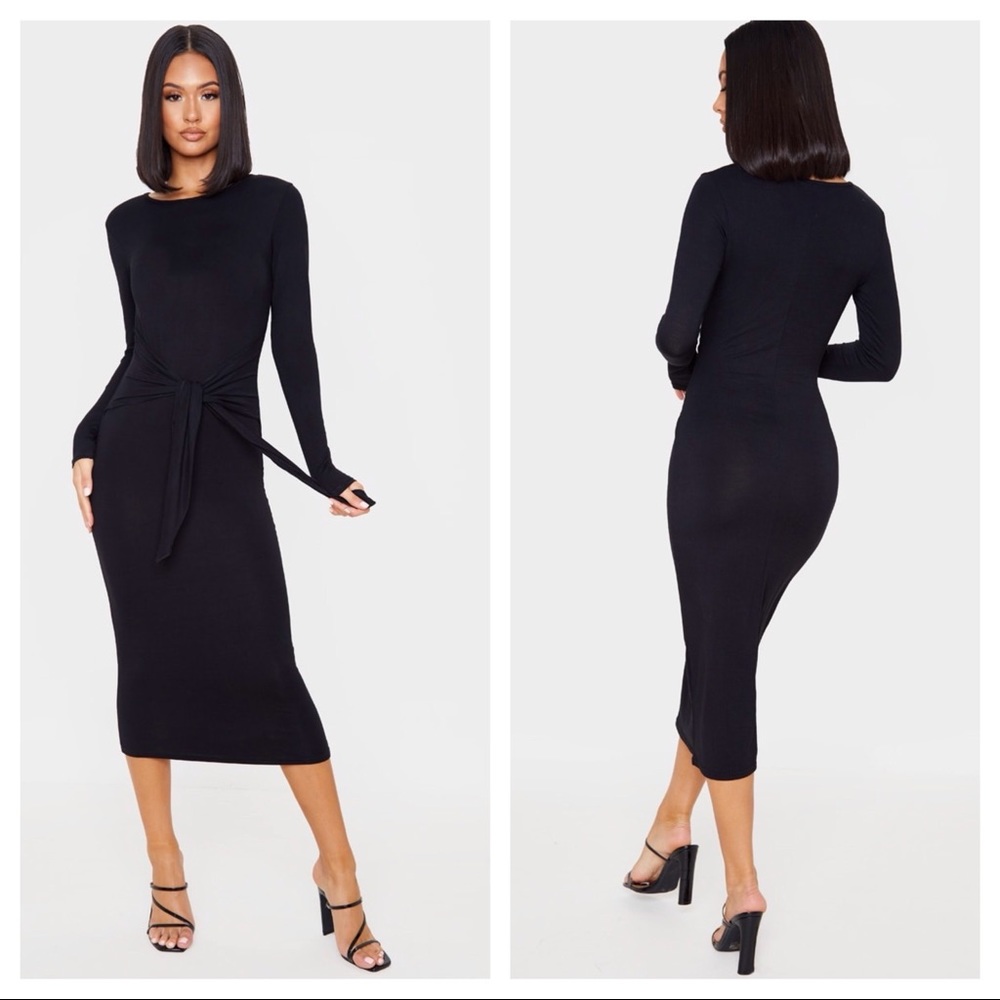 Brand new Pretty Little Thing Tie Waist Midi Dress